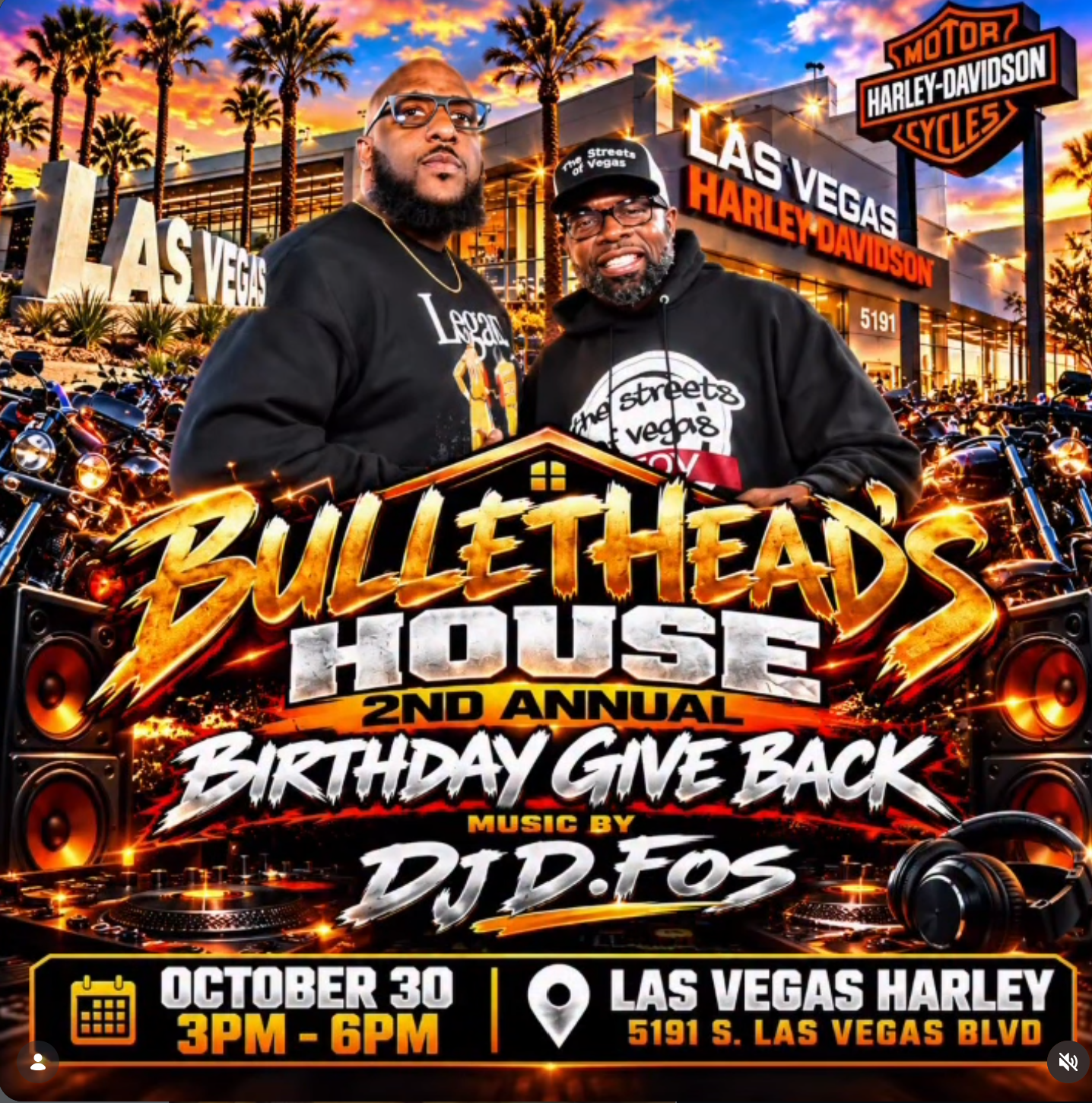 Bullethead’s birthday give back