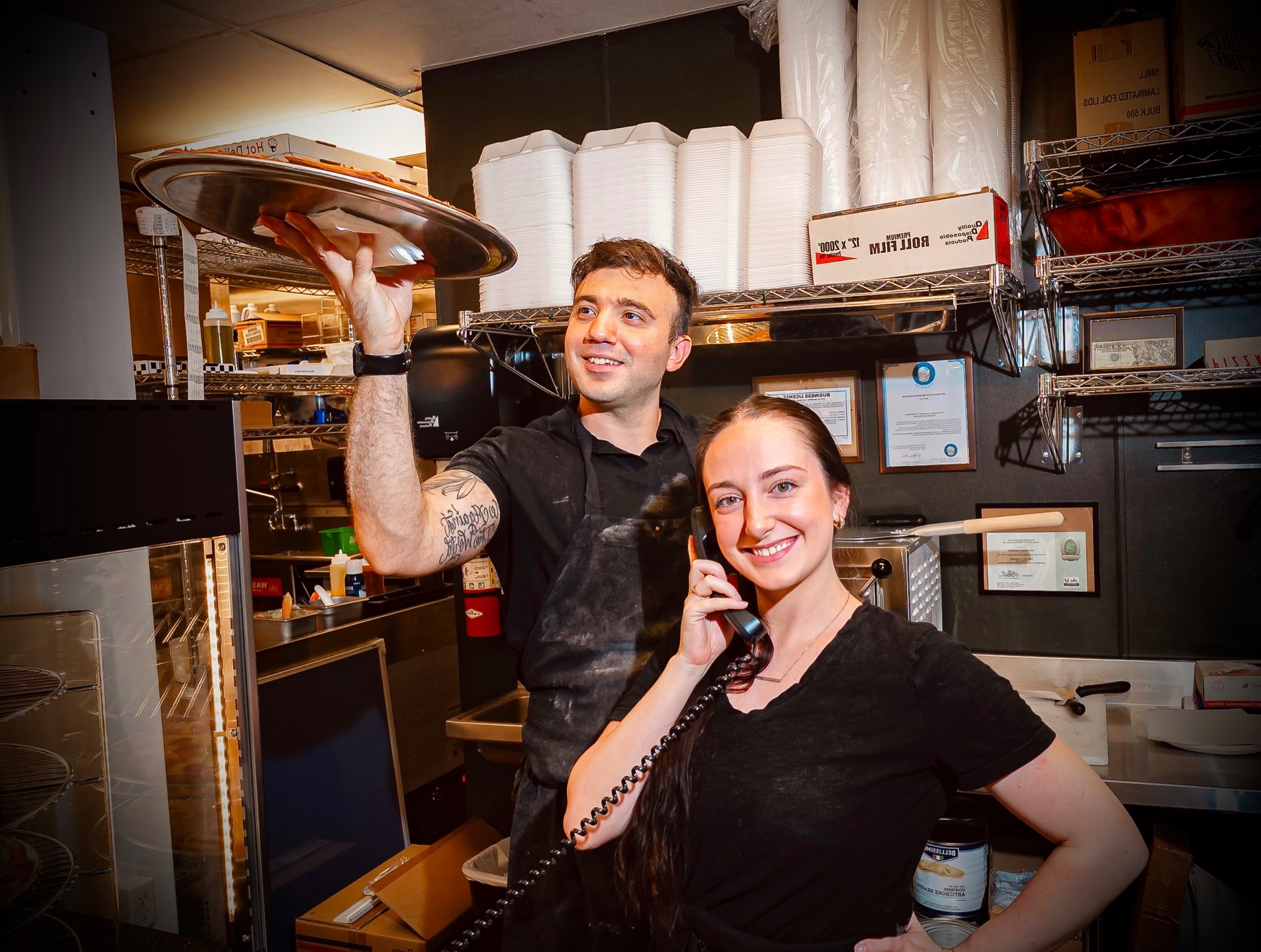 Portrait of Ashleigh Hughes & Tony Cimino